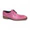 Duca Di Matiste "Spada" Pink Genuine Italian Calf Leather Lace-Up Dress Shoes.